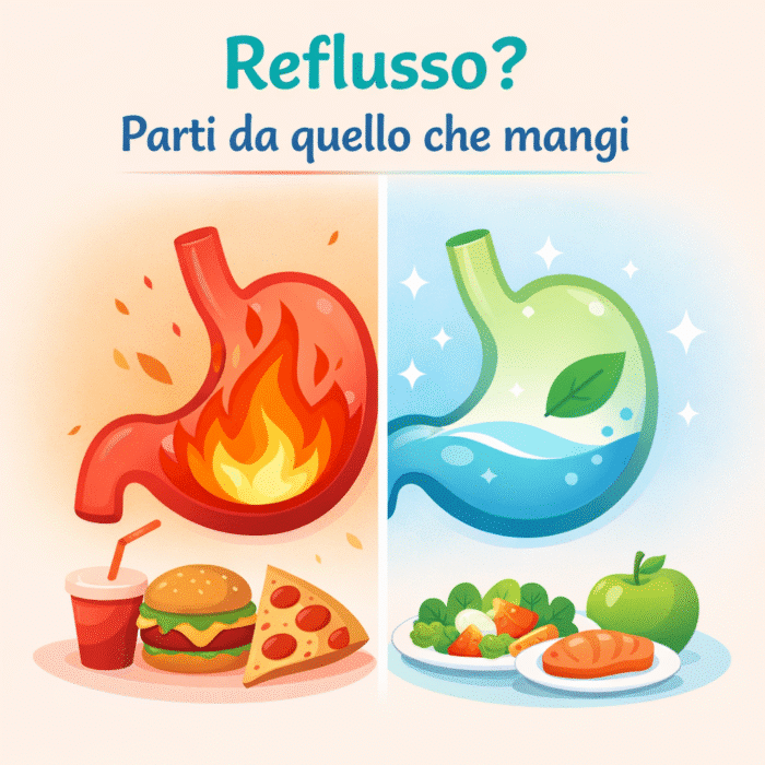 reflusso e dieta